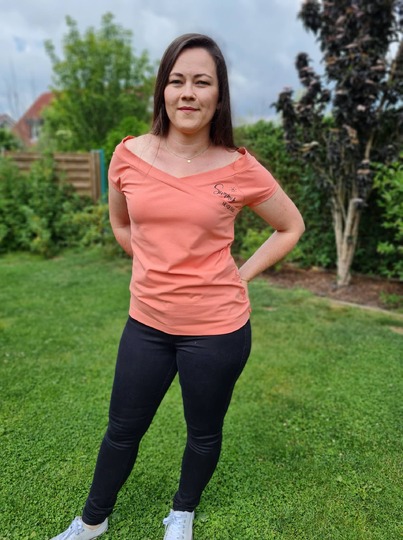 Schnittmuster Shirt mit Wickelausschnitt bzw. V-Ausschnitt Damen Gr. 34-46