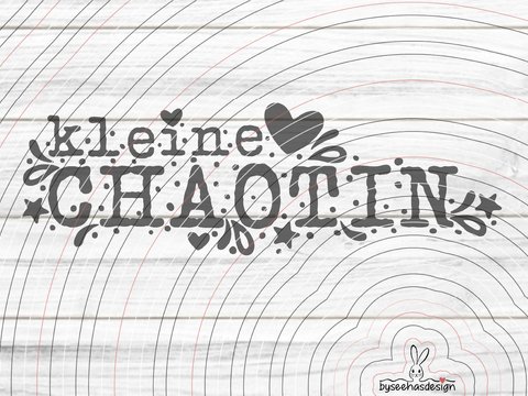 kleine Chaotin Plotterdatei SVG DXF