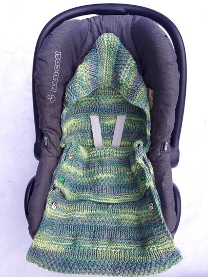 Schlafsack f&uuml;r Babybettchen und Babyschale