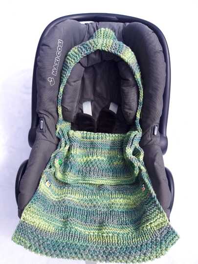 Schlafsack f&uuml;r Babybettchen und Babyschale