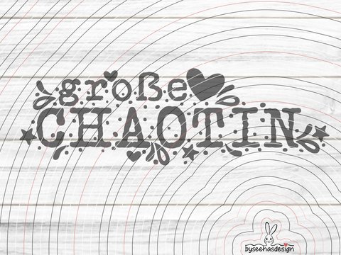 große Chaotin Plotterdatei SVG DXF