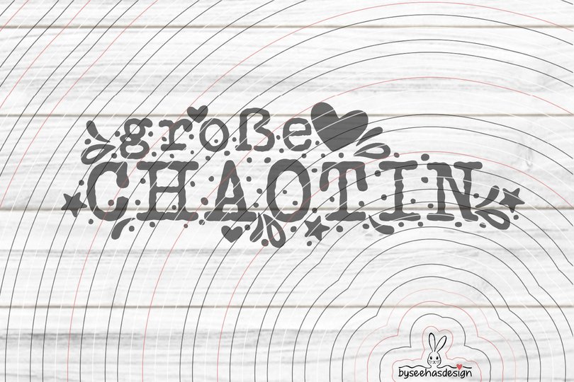 große Chaotin Plotterdatei SVG DXF