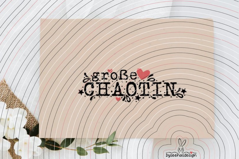 große Chaotin Plotterdatei SVG DXF
