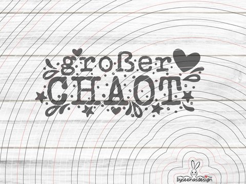 großer Chaot Plotterdatei SVG DXF