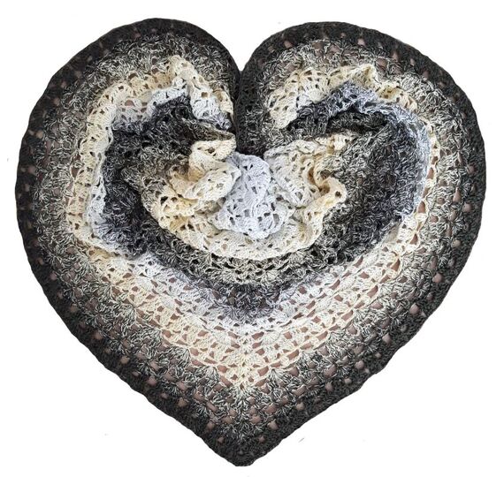 Häkelanleitung Dreieckstuch Tulpentanz