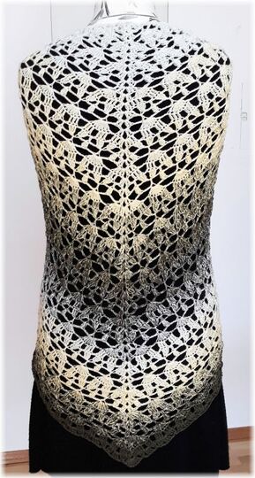 Häkelanleitung Dreieckstuch Tulpentanz