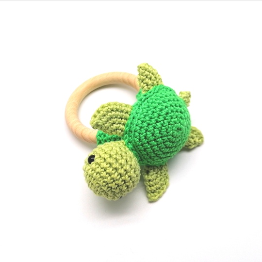 Schildkröten Rassel " Ahoi " als PDF Häkelanleitung
