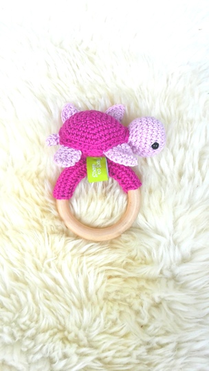 Schildkröten Rassel " Ahoi " als PDF Häkelanleitung