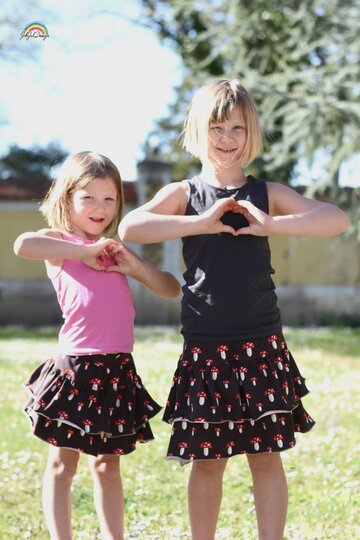 Stufenrock CHIARA Gr. 98 - 164