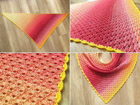 Tuch FRÜHLINGSLUST - Häkelanleitung