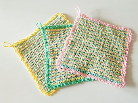 Bunte Topflappen häkeln