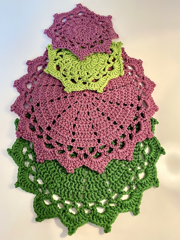 Häkelanleitung für schönes Tischset "Blumella" - Bild 3