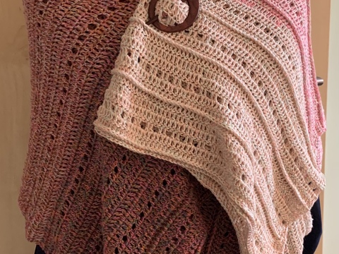 Häkelanleitung XXL--Kuschelscahl "Debby"