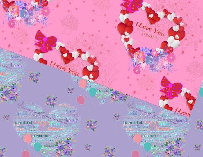 Seamless paper Mother's day,digital paper