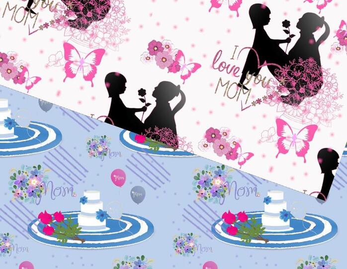 Seamless paper Mother's day,digital paper