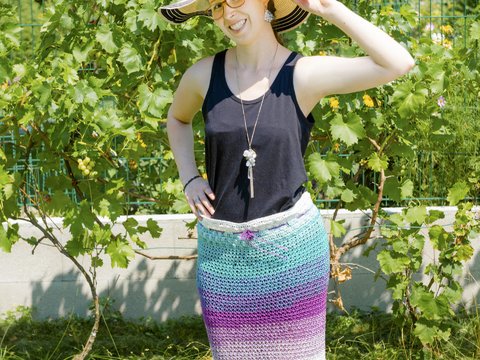 Anleitung: Rock "korsade pinnar"