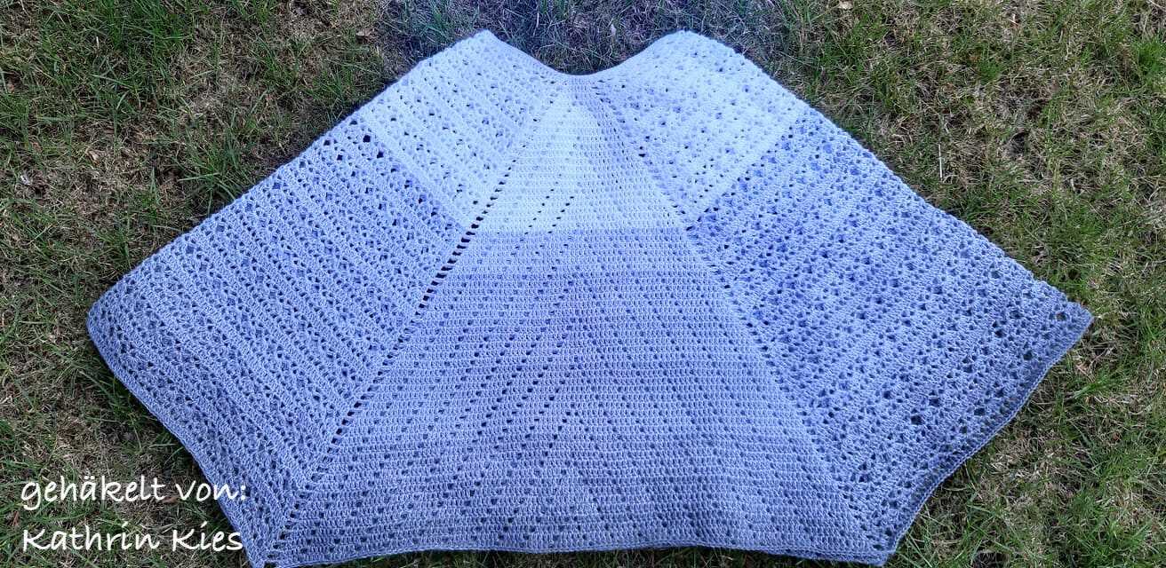 Anleitung: Poncho "Blütenmeer" - Bild 6