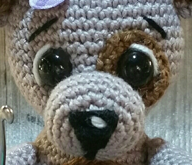 Häkelanleitung Teddybärmädchen Molly