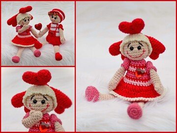 ICH HAB DICH LIEB Herzmädl zu Muttertag Hochzeit Valentinstag Liebe