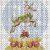 Horse carousel pattern for embroidery