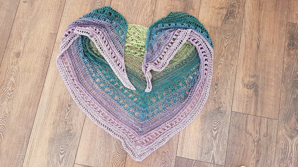 Häkelanleitung Dreieckstuch Kleiner Engel