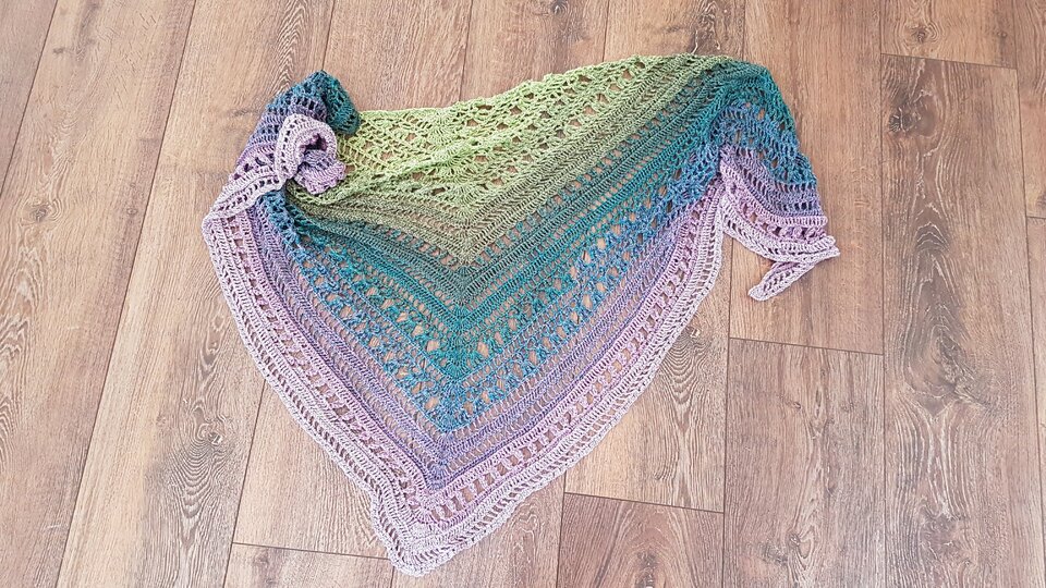 Häkelanleitung Dreieckstuch Kleiner Engel