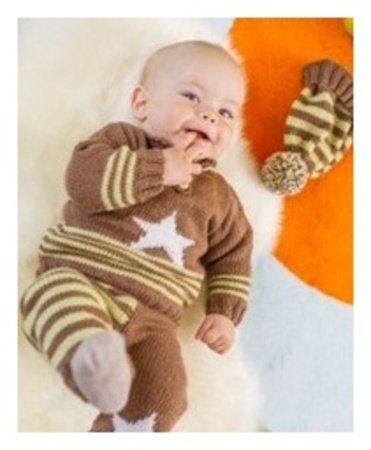 Baby-Outfit mit Sternchen