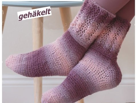 Wohlfühlsocken Häkeln