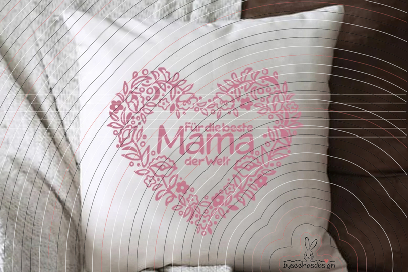 Beste Mama der Welt Plotterdatei SVG DXF