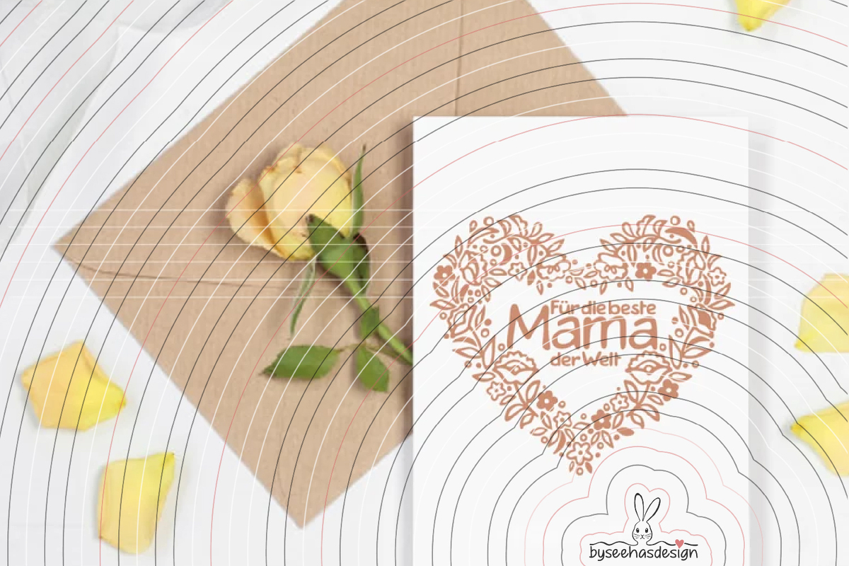 Beste Mama der Welt Plotterdatei SVG DXF - Bild 11