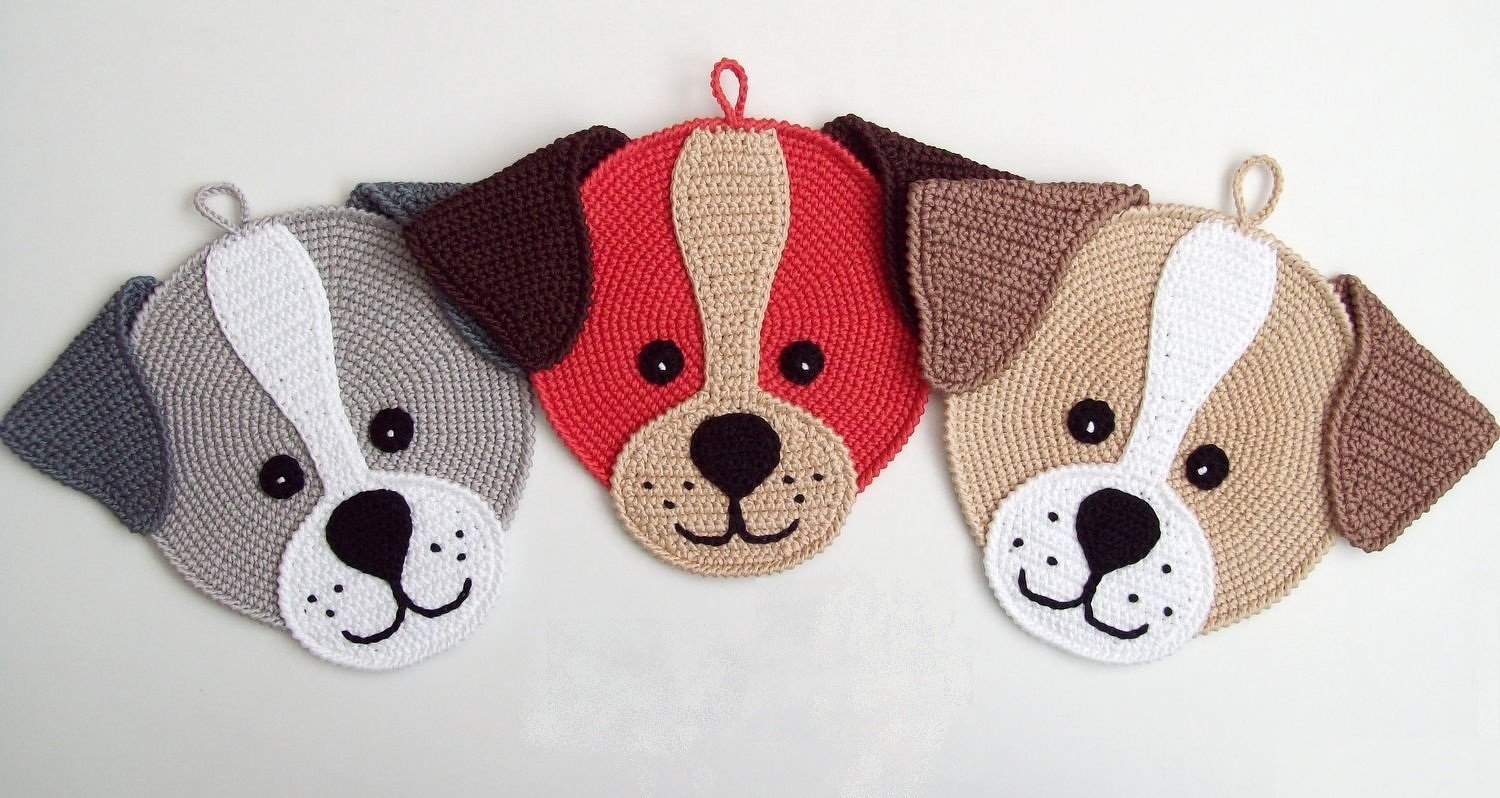 169DE Häkelanleitung Welpe Topflappen - PDF Zabelina CP - Bild 3