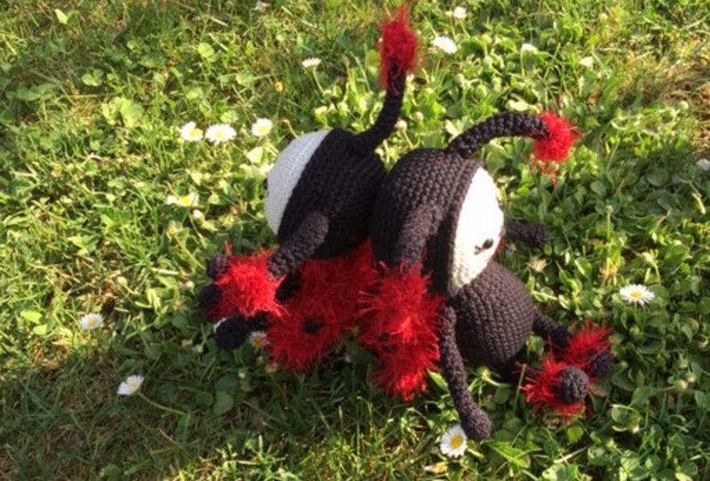 Häkelanleitung-Marienkäfer-Mia