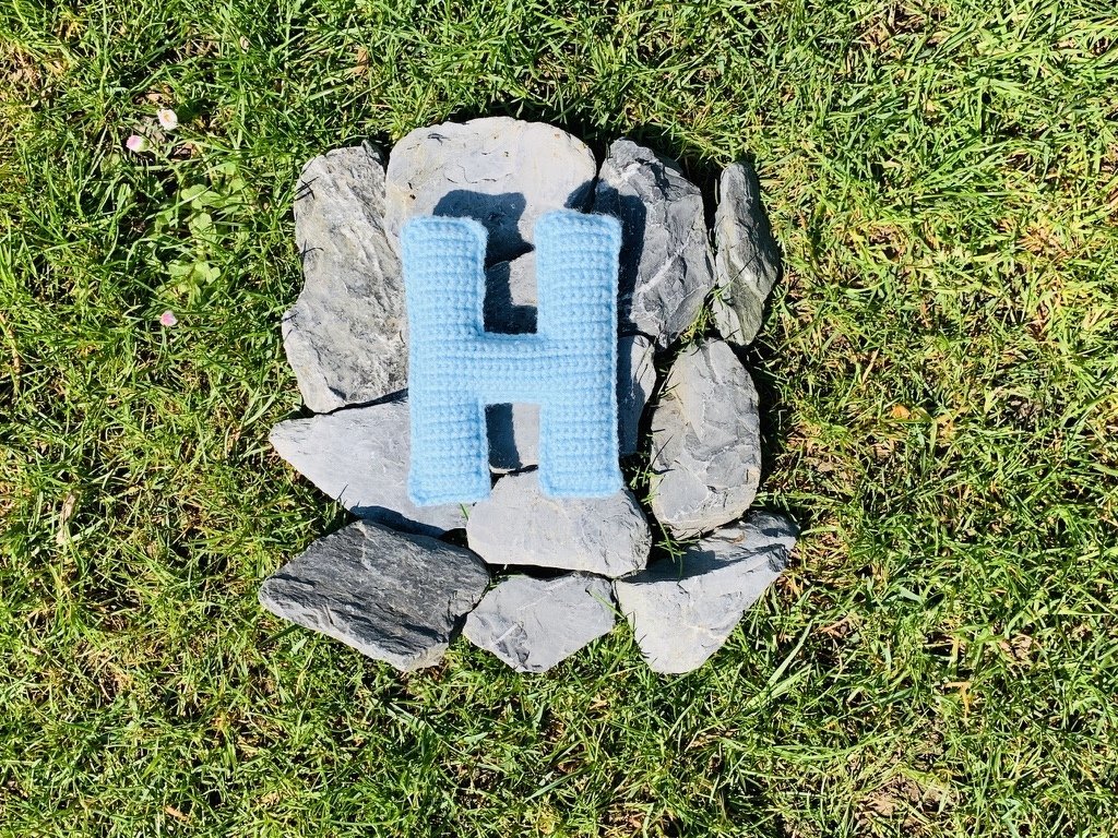Häkelanleitung Buchstabe H
