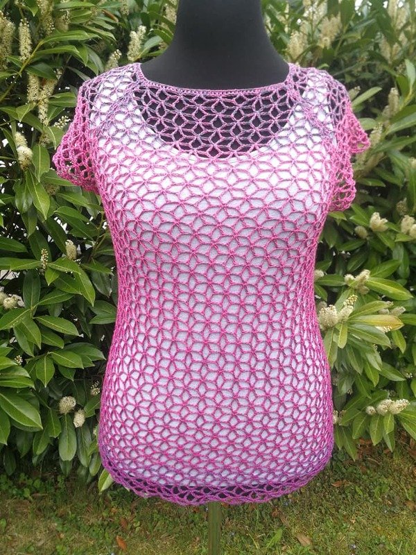 Netzshirt/Tunika Little Flowers - Bild 9