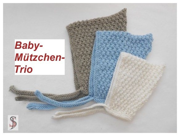 Baby-Mützchen-Trio