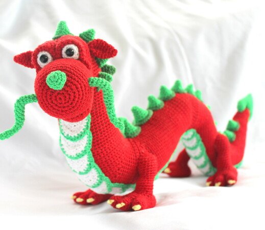 Henry the chinese Dragon crochet pattern