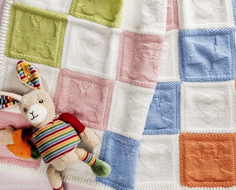Baby-Decke Patchwork - Bild 2