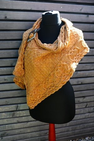 Knitting Pattern for the Shawl "Smooth as a Single Malt"