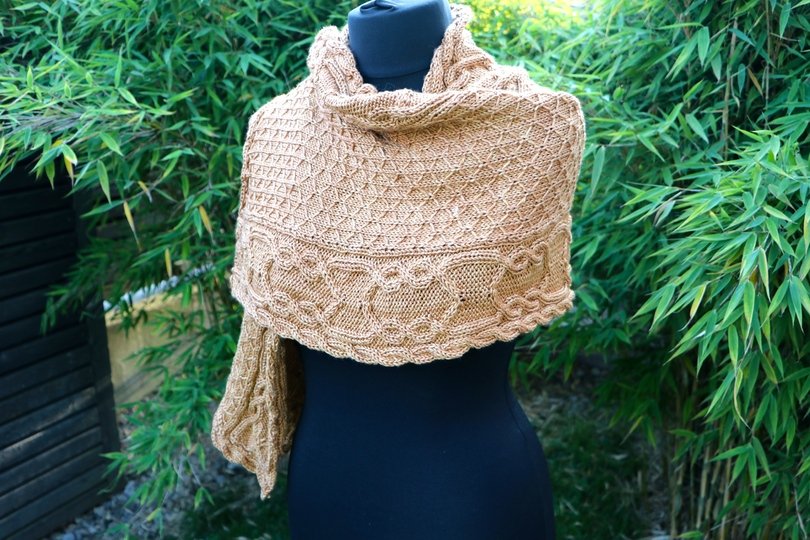 Strickanleitung für den Schal "Smooth as a Single Malt"