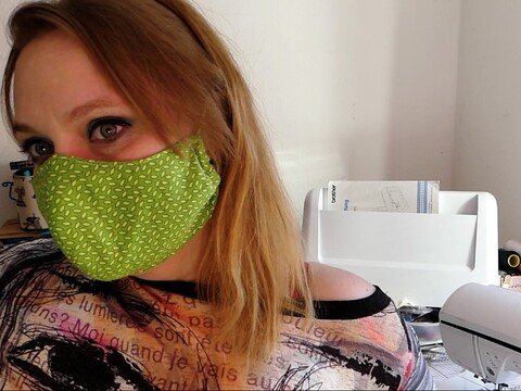 ergonomische Behelfsmaske // Kein Medizinprodukt