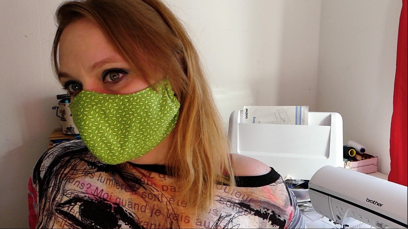 ergonomische Behelfsmaske // Kein Medizinprodukt