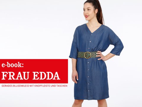 FRAU EDDA gerade Blusenkleid, e-book