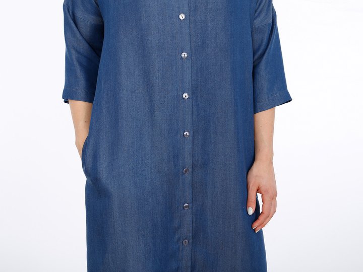 FRAU EDDA gerade Blusenkleid, e-book