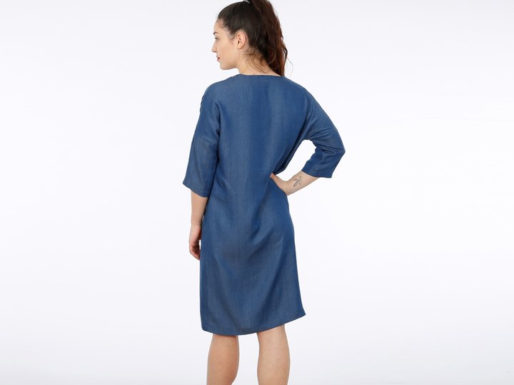 FRAU EDDA gerade Blusenkleid, e-book