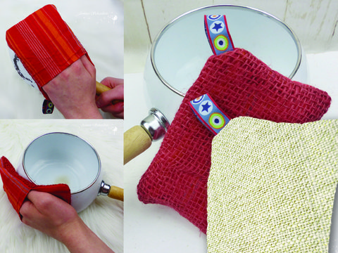 Stickdatei Aufwaschlappen drei Größen