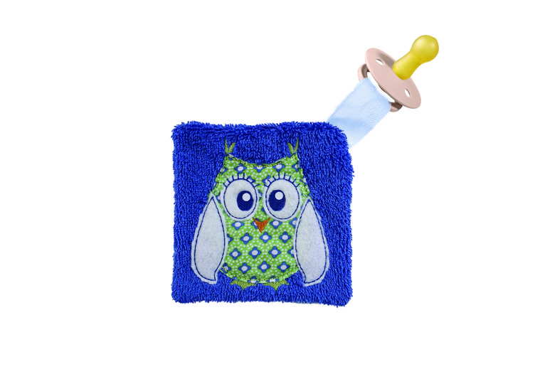 Stickdatei Schmusetuch Eule ITH drei Größen