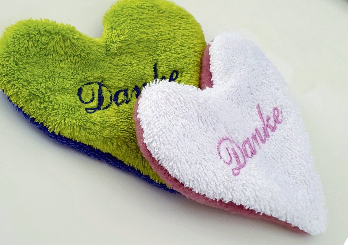 Stickdatei Herz ITH "Danke" - Rahmen 13 cm x 18 cm - Bild 2