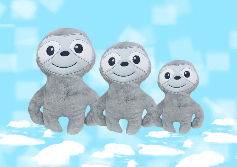 Stickdatei Faultier ITH in drei Größen