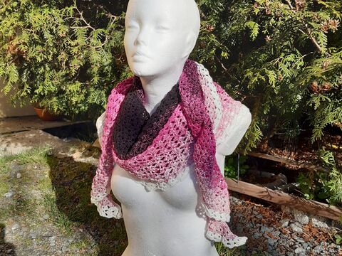 Halbrundtuch häkeln