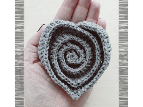 Häkelanleitung Herzrose